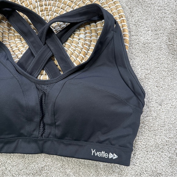 SOLD | Yvette Women’s High Support Large Bust Racerback Workout Running Sports - Picture 3 of 15